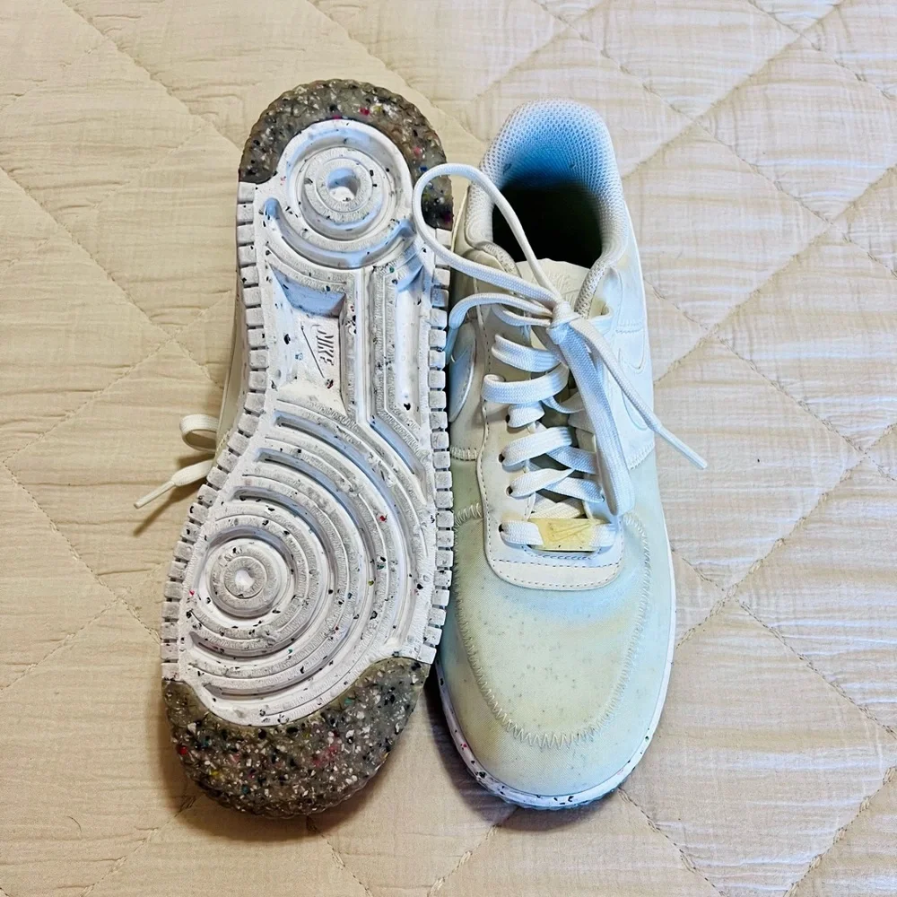 Nike Air Force 1 Crater Shoes Men's Sneakers Summit White - Picture 4 of 8